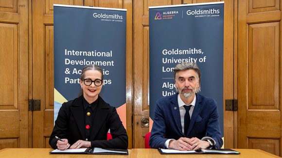 Algebra and Goldsmiths, University of London sign Academic Partnership Agreement!