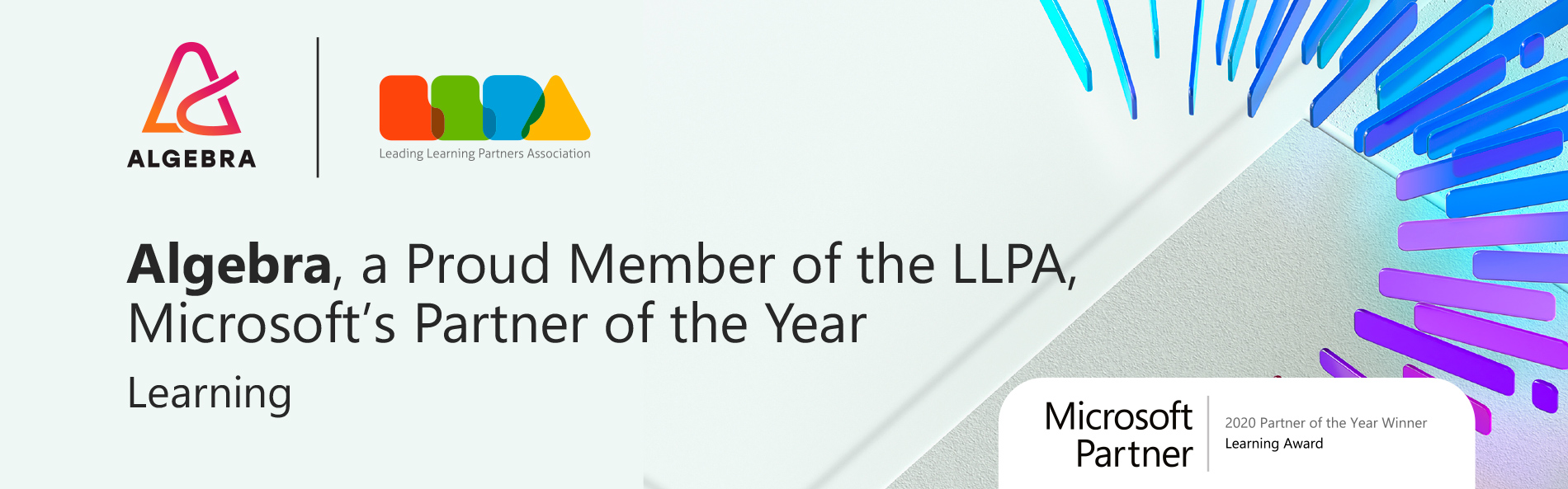 Image for LLPA, earns title of 2020 Microsoft Learning Partner of the Year