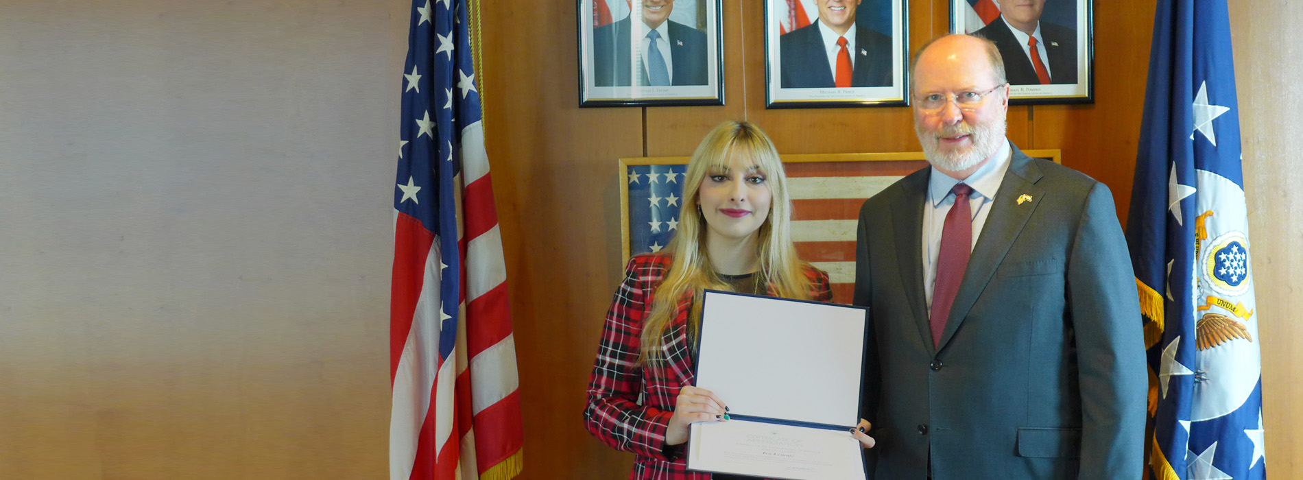 Image for Internship at U.S. Embassy: our student Iva Lemaić gives us the scoop