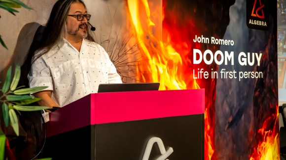 John Romero na konferenciji o budućnosti industrije videoigara u Algebri